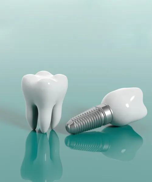 Happy couple with healthy smiles